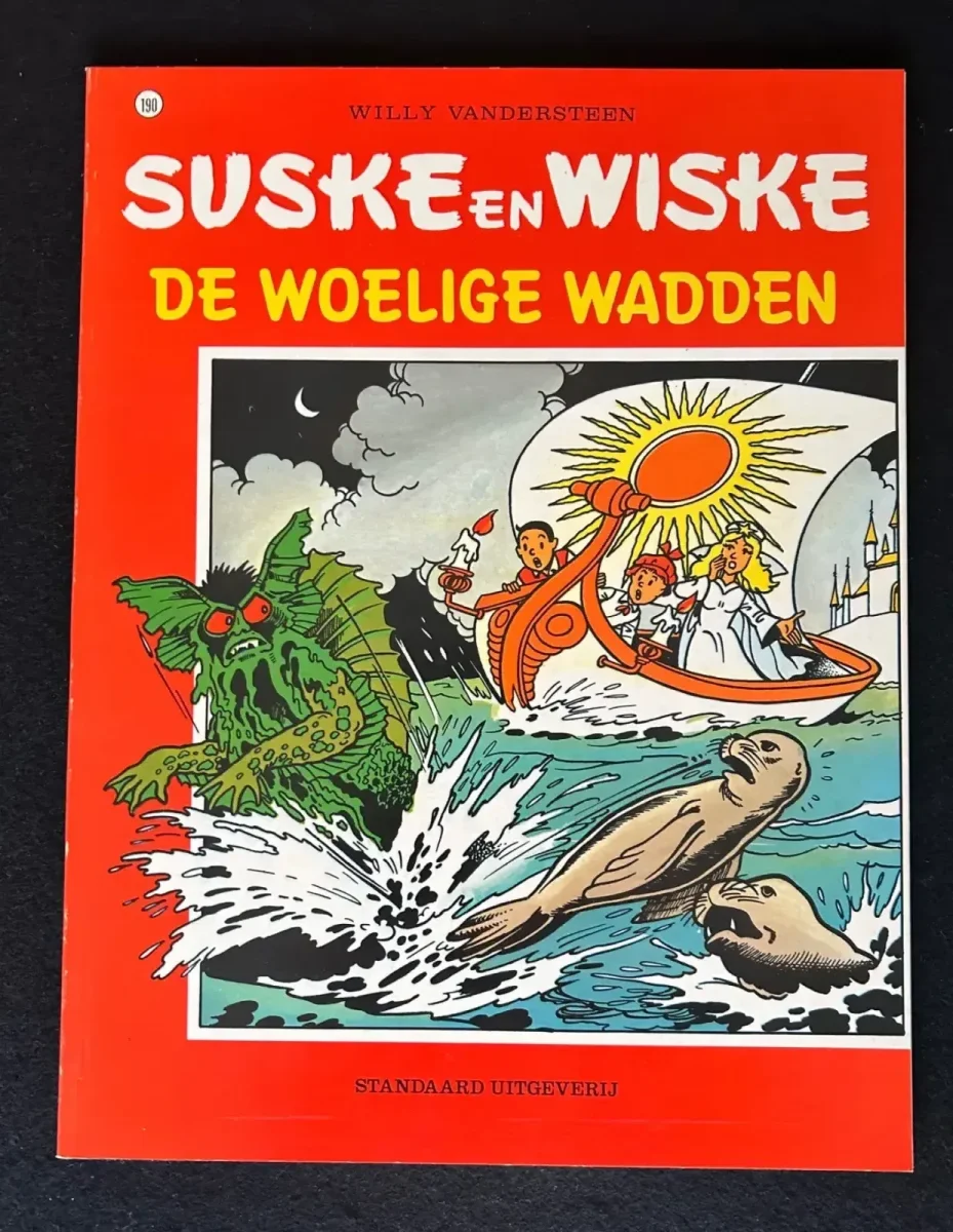 Suske en Wiske - De woelige wadden (1e druk, 1982)
