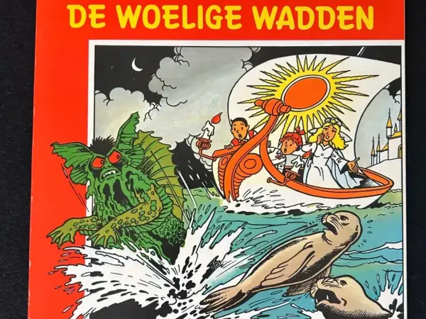 Suske en Wiske - De woelige wadden (1e druk, 1982)