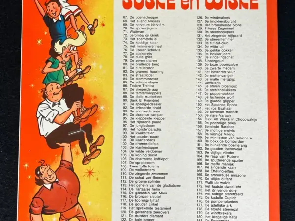 Belgisch & Vandersteen Suske en Wiske - De regenboogprinses (1e druk, 1981)