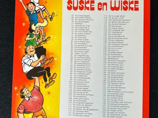 Belgisch & Vandersteen Suske en Wiske - De maffe maniak (1e druk, 1977)