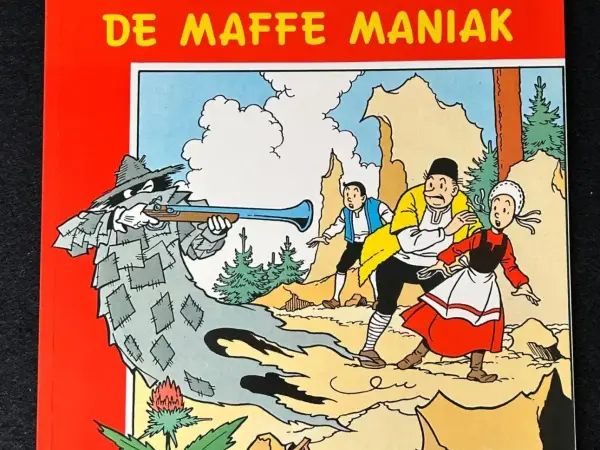 Suske en Wiske - De maffe maniak (1e druk, 1977)