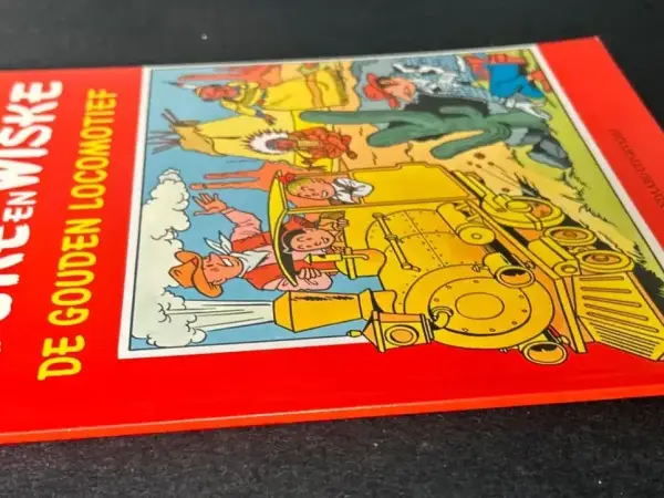 Belgisch & Vandersteen Suske en Wiske - De gouden locomotief (1e druk,1976)