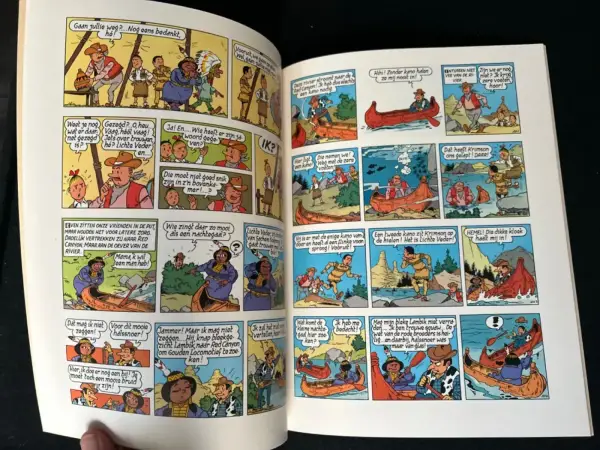 Belgisch & Vandersteen Suske en Wiske - De gouden locomotief (1e druk,1976)