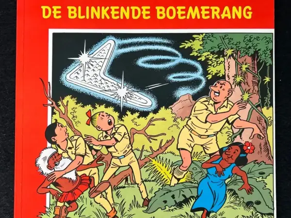 Suske en Wiske - De blinkende boemerang (1e druk, 1976)