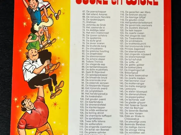 Belgisch & Vandersteen Suske en Wiske - De blinkende boemerang (1e druk, 1976)