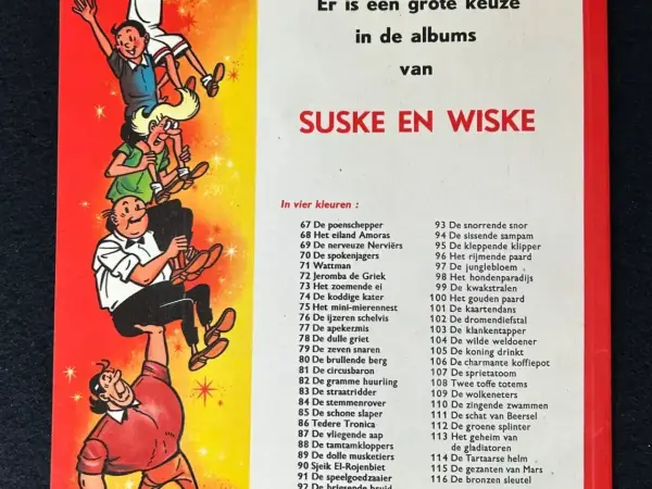 Belgisch & Vandersteen Suske en Wiske - De dromendiefstal (Herdruk, 1971)