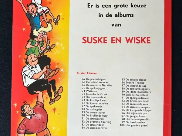 Belgisch & Vandersteen Suske en Wiske - Het gouden paard (1e druk, 1969)