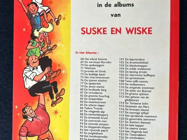Belgisch & Vandersteen Suske en Wiske - De junglebloem (Herdruk, 1971)