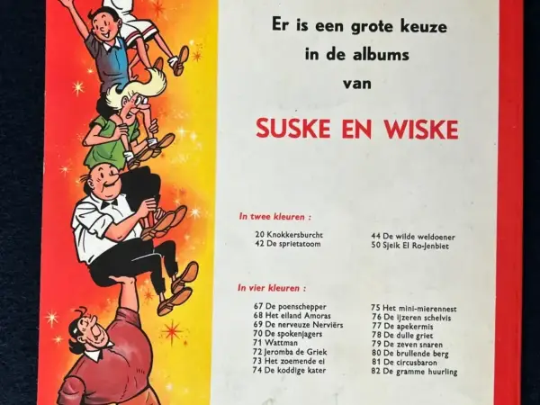 Belgisch & Vandersteen Suske en Wiske - De gramme huurling (1e druk, 1967)