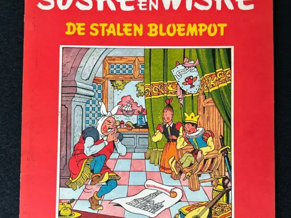 Suske en Wiske - De stalen bloempot (Herdruk, 1961)