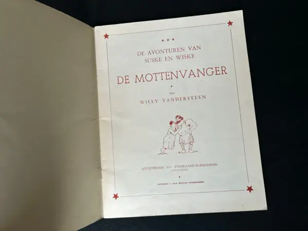 Belgisch & Vandersteen Suske en Wiske - De mottenvanger (Herdruk, 1963)