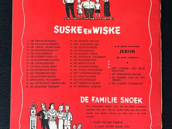Belgisch & Vandersteen Suske en Wiske - De mottenvanger (Herdruk, 1963)