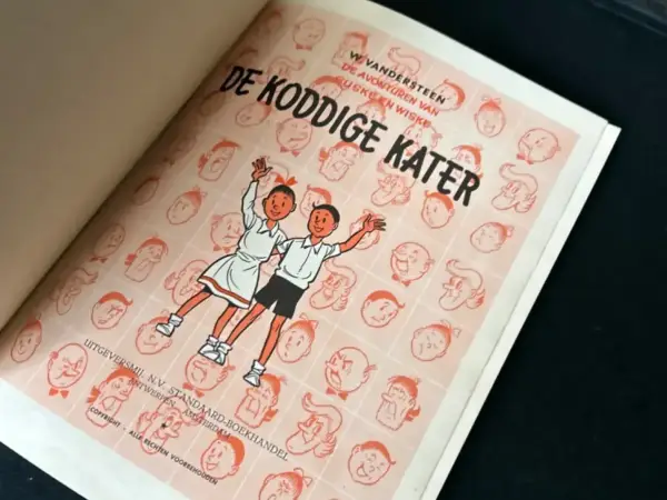 Belgisch & Vandersteen Suske en Wiske - De koddige kater (Herdruk, 1966)