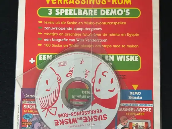 Belgisch & Vandersteen Suske en Wiske - Het enge eiland + CD-ROM (1e druk, 1999)