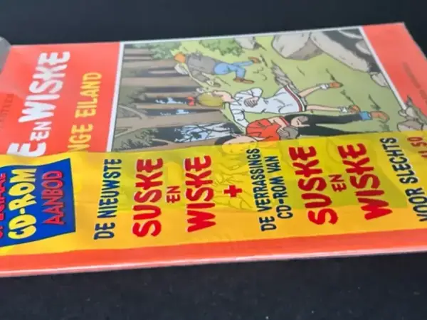 Belgisch & Vandersteen Suske en Wiske - Het enge eiland + CD-ROM (1e druk, 1999)