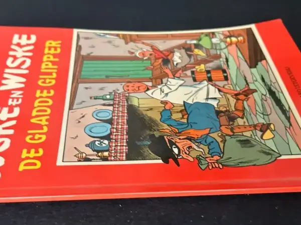 Belgisch & Vandersteen Suske en Wiske - De gladde glipper (1e druk, 1974)
