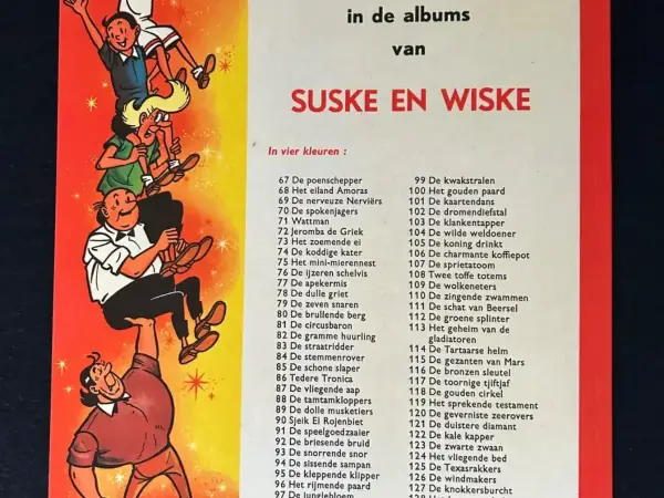 Belgisch & Vandersteen Suske en Wiske - De steensnoepers (1e druk, 1972)