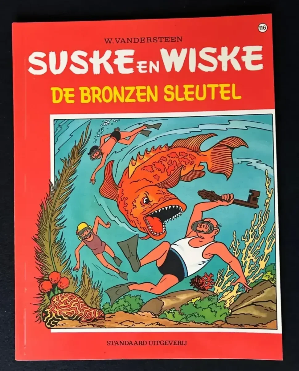 Suske en Wiske - De bronzen sleutel (1e druk van heruitgave, 1971