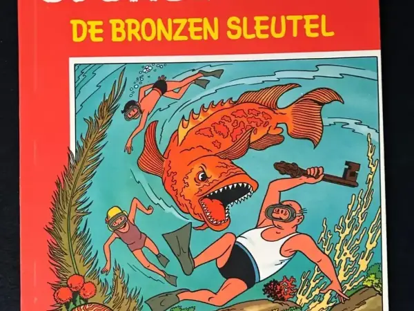 Suske en Wiske - De bronzen sleutel (1e druk van heruitgave, 1971