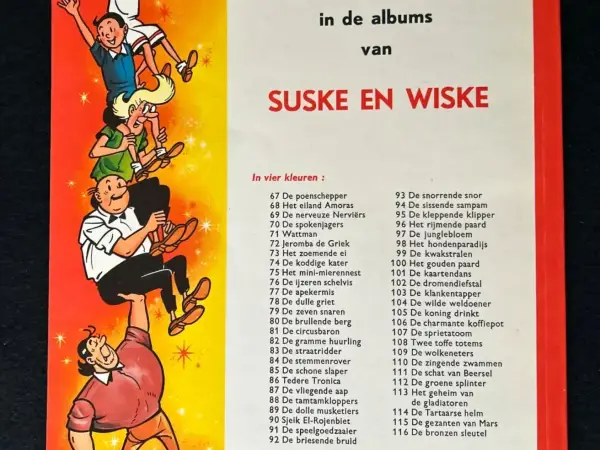 Belgisch & Vandersteen Suske en Wiske - De gezanten van Mars (1e druk heruitgave, 1971)