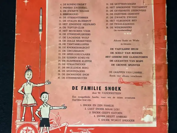 Belgisch & Vandersteen Suske en Wiske - De Texas-rakkers (1e druk, 1959)