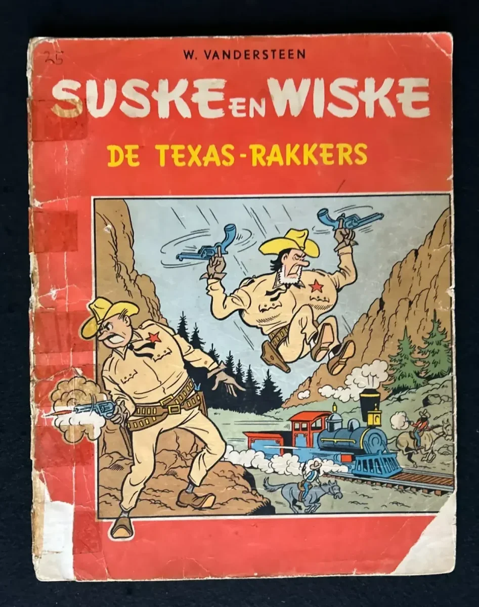 Suske en Wiske - De Texas-rakkers (1e druk, 1959)