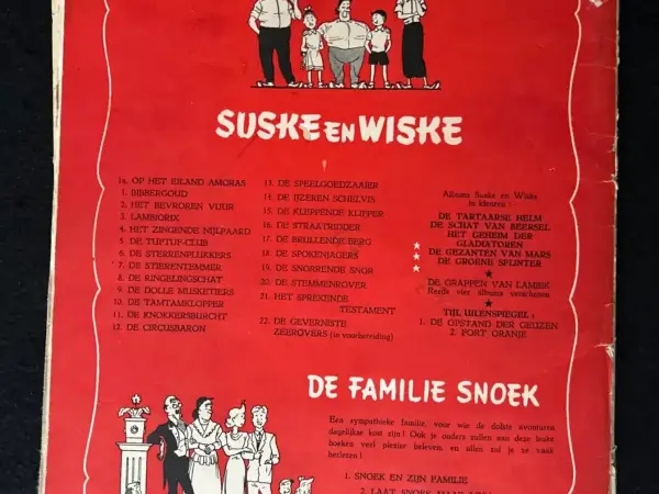 Belgisch & Vandersteen Suske en Wiske - De stierentemmer (2e druk, 1958)