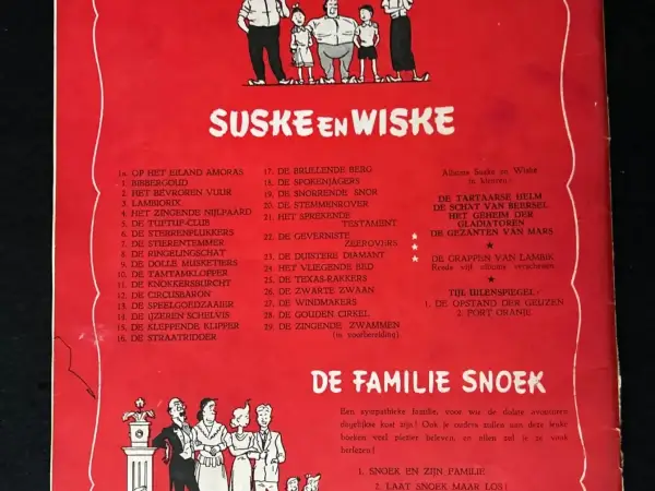 Belgisch & Vandersteen Suske en Wiske - De sterrenplukkers (3e druk, 1960)