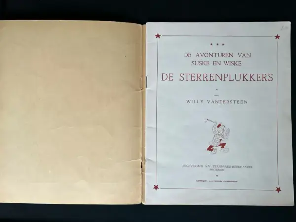 Belgisch & Vandersteen Suske en Wiske - De sterrenplukkers (3e druk, 1960)
