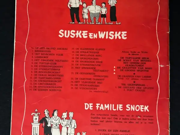 Belgisch & Vandersteen Suske en Wiske - Het zingende nijlpaard (3e druk, 1960)