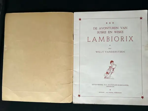 Belgisch & Vandersteen Suske en Wiske - Lambiorix (Herdruk, 1960)