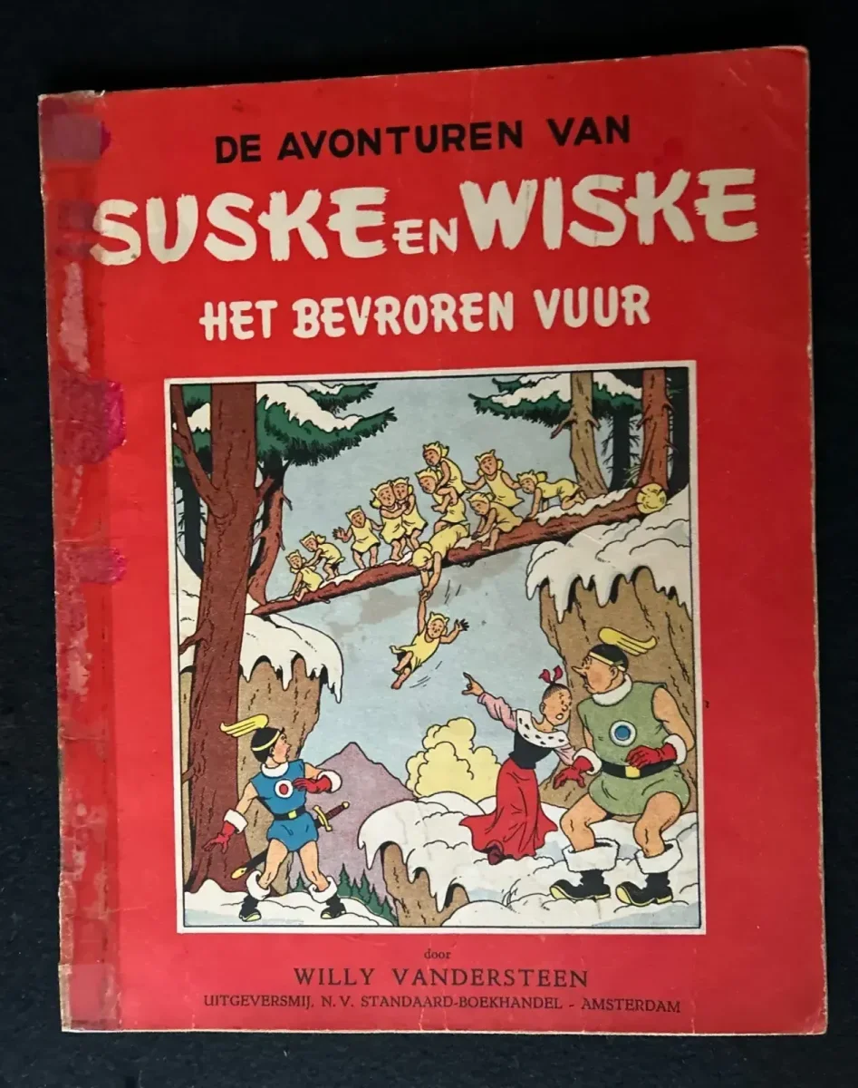 Suske en Wiske - Het bevroren vuur (1e druk, 1953)