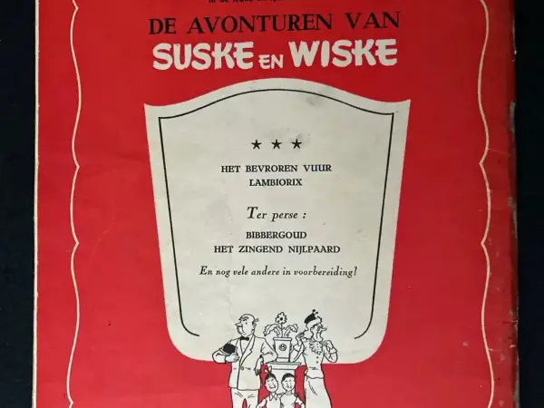 Belgisch & Vandersteen Suske en Wiske - Het bevroren vuur (1e druk, 1953)