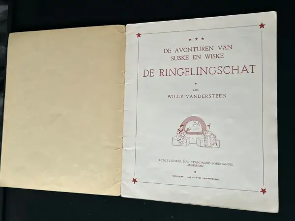 Belgisch & Vandersteen Suske en Wiske - De Ringelingschat (Herdruk, 1960)