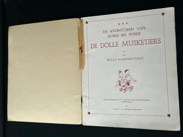 Belgisch & Vandersteen Suske en Wiske - De dolle musketiers (3e druk, 1960)