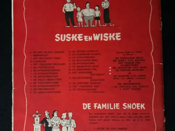 Belgisch & Vandersteen Suske en Wiske - De tamtamklopper (3e druk, 1959)