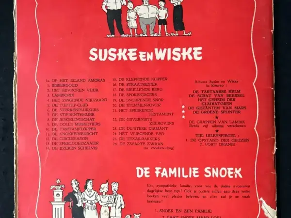 Belgisch & Vandersteen Suske en Wiske - De stemmenrover (2e druk, 1960)