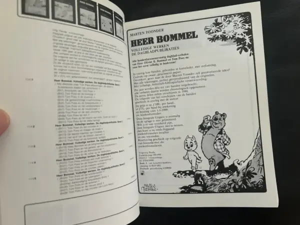 Tekststrips & Toonder ‘N heer is onprijsbaar - Bommelkatalogus (1989)