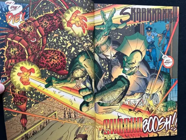 Image Comics The Savage Dragon #3 - Battles Bedrock (1e druk, 1992)