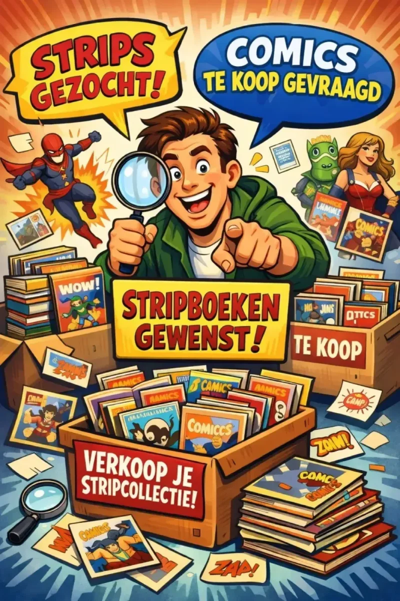 Stripboeken te koop gevraagd!