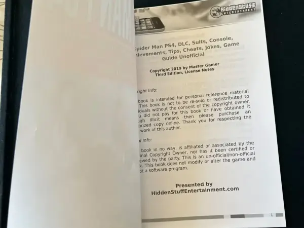 Marvel Comics Spider Man PS4 Game Guide Unofficial