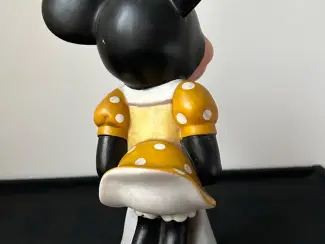 Poppen Minnie Mouse (Walt Disney) beeldje (zacht kunststof, Vintage)