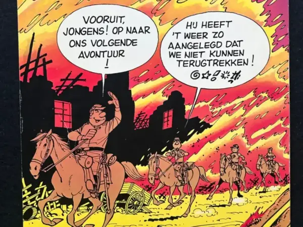 Western De Blauwbloezen Nr 1 - Wagen in ‘t Westen (1972)