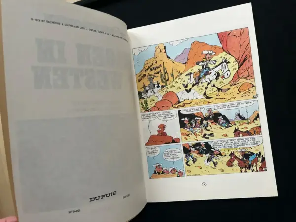 Western De Blauwbloezen Nr 1 - Wagen in ‘t Westen (1972)