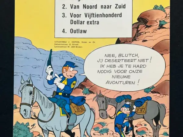 Western De Blauwbloezen Nr 5 - De Deserteurs (1974)