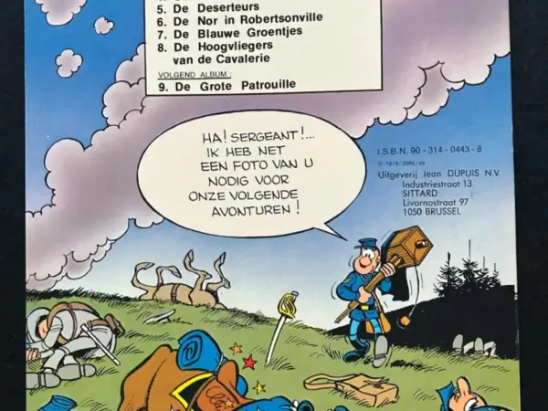 Western De Blauwbloezen Nr 8 - Hoogvliegers van de Cavalerie (1976)