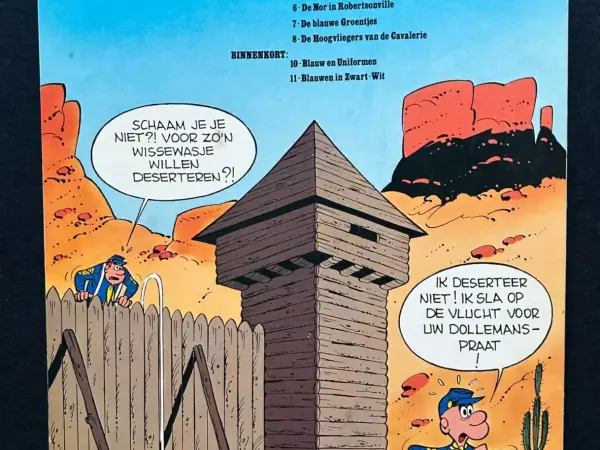 Western De Blauwbloezen Nr 9 - De grote Patrouille (1976)