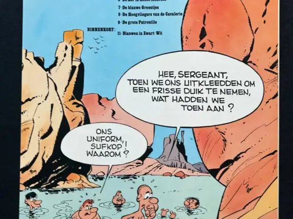 Western De Blauwbloezen Nr 10 - Blauw en Uniformen (1976)