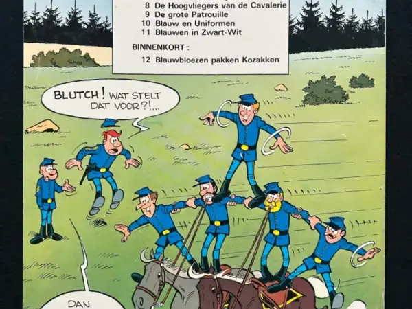 Western De Blauwbloezen Nr 11 - Blauwen in Zwart-Wit (1977)