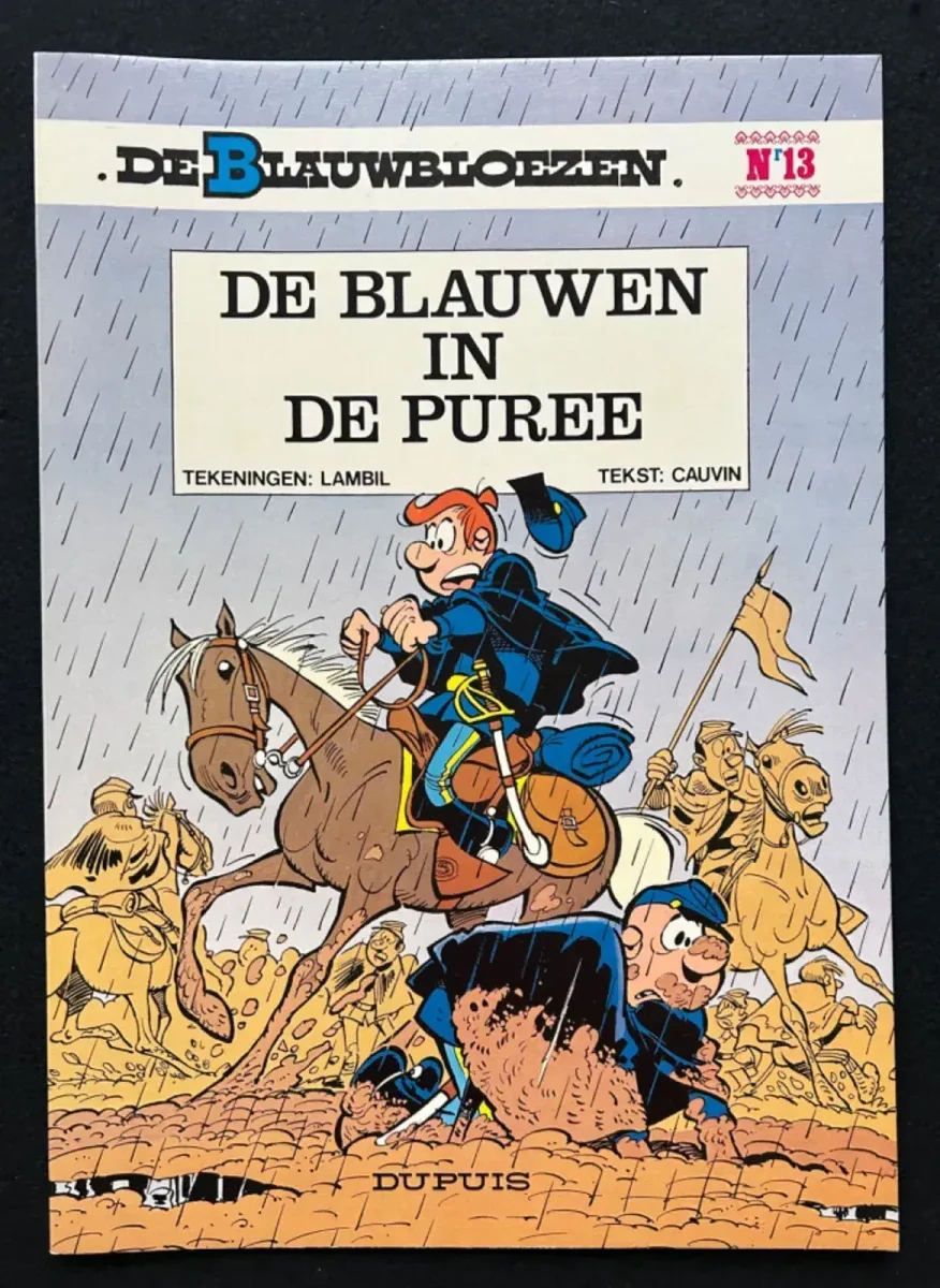 De Blauwbloezen Nr 13 - De Blauwen in de puree (1978)